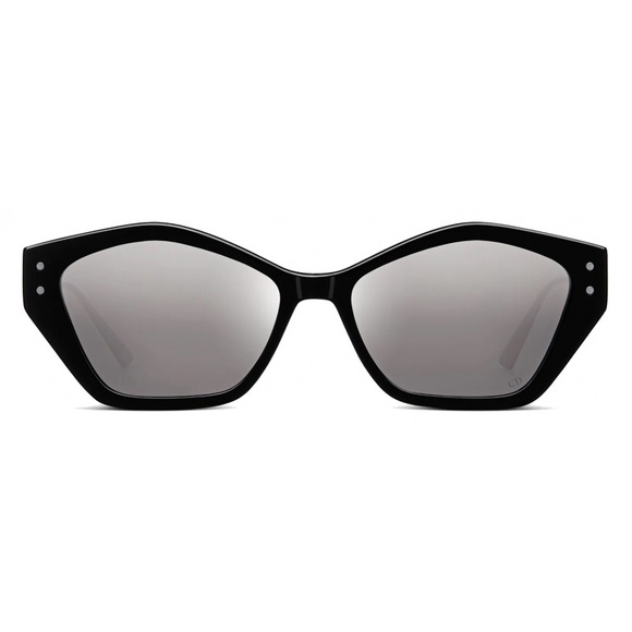 DIOR MissDior B5I Black/Mirrored/Ruthenium Cat Eye Sunglasses - Picture 3 of 4